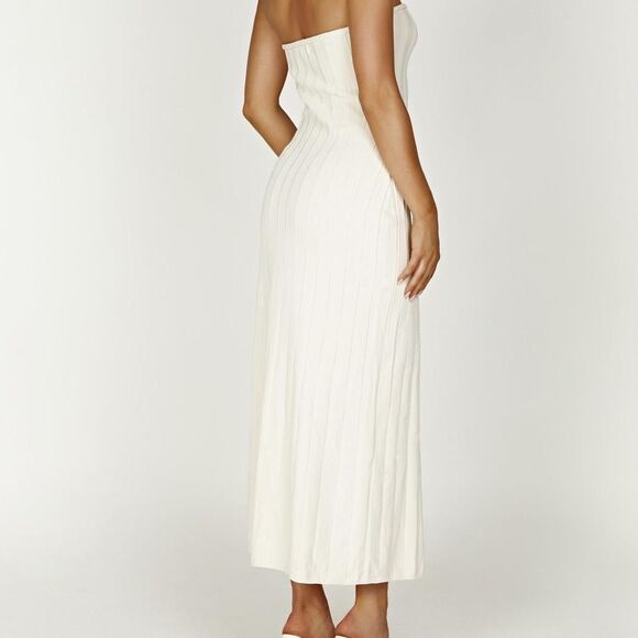 Meshki Ivory Strapless Dress - Picture 3 of 4